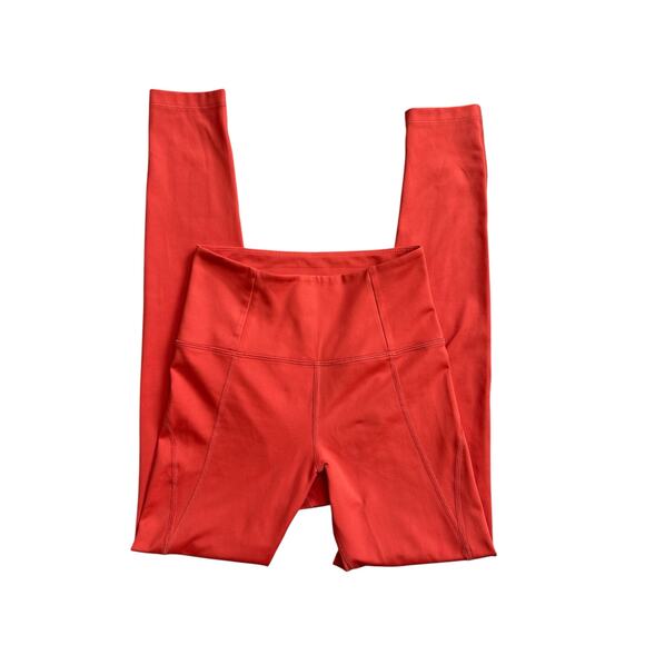 Girlfriend Collective Seamless High Rise Leggings Orange Size XS - Picture 7 of 10